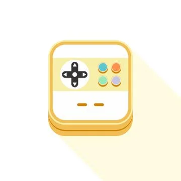 Video game icon Illustrazione stock