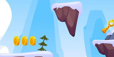 Video game level vector illustration Stock Illustration