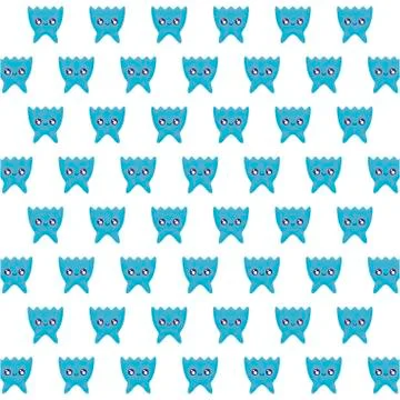 Video game pixelate creatures pattern 스톡 일러스트