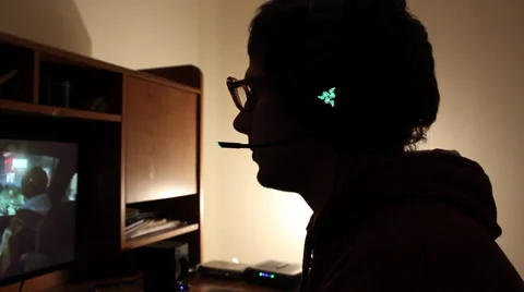 Video Game player Video stock 45458425