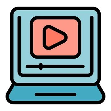 Video gamer icon vector flat Illustrazione stock
