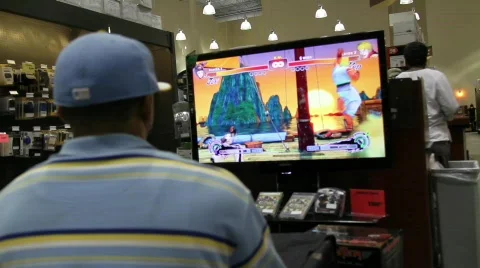 Video Gamers 1 Stock Footage 751841
