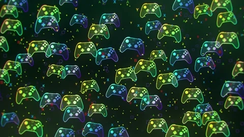 Video Games Background Stock Footage 153108495