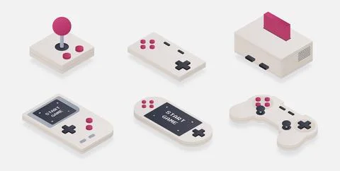 Video games concept Illustrazione stock