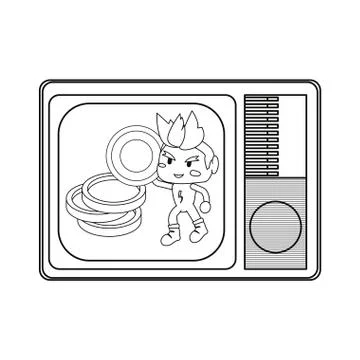 Video games design Stock Illustration
