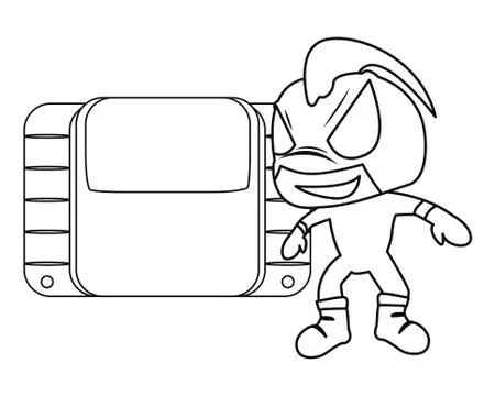 Video games design Stock Illustration