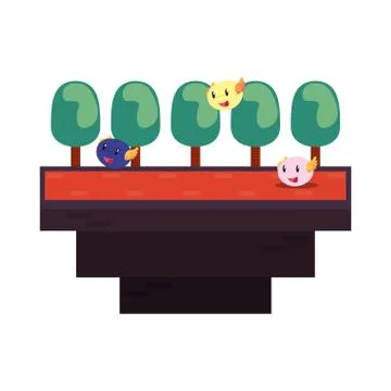 Video games design Stock Illustration