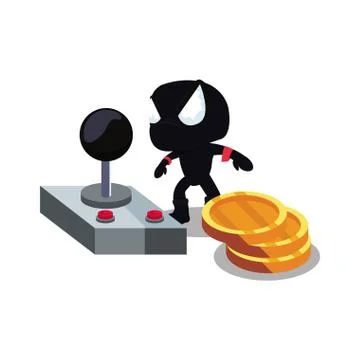 Video games design Stock Illustration