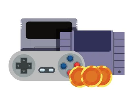 Video games design 库存插图