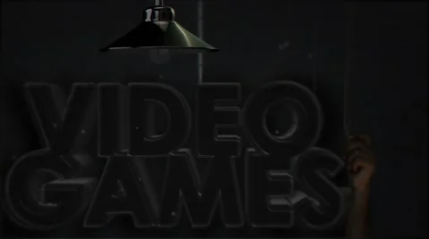 Video Games Text Animation Stock Footage 66113088