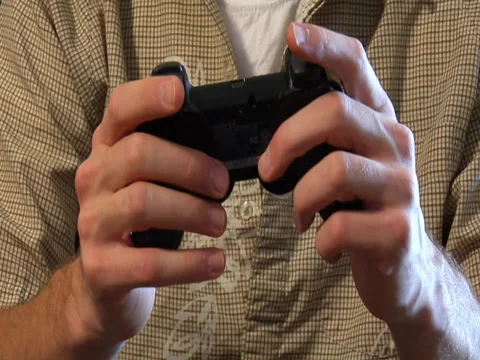 Video gaming black controller Vidéo 37013957