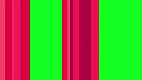 Video glitch damage on a green screen. Visual video effects, vertical stripes Stock Footage 250109848