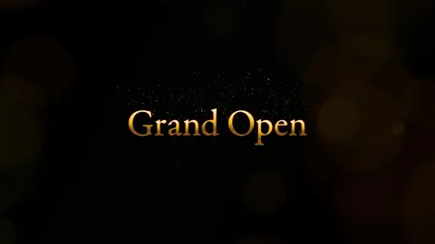 Video with "Grand Open" text. 動画素材 150413064