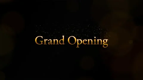 Video with "Grand Opening" text. Stock-Footage 150413071
