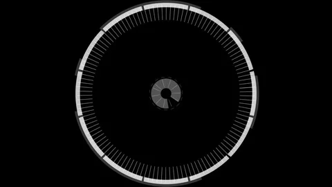 Video graphic background component. Abstract round animation. Stock Footage 79699937