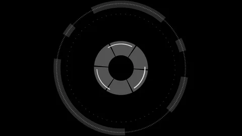 Video graphic background component. Abstract round animation. Stock Footage 79700750