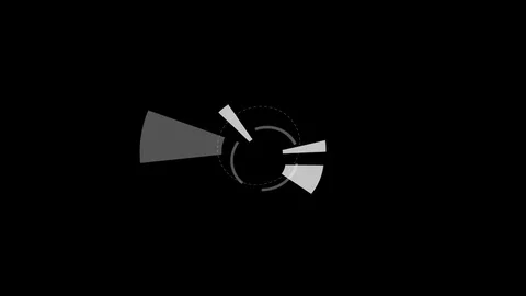 Video graphic background component. Abstract round animation. Stock Footage 79701535