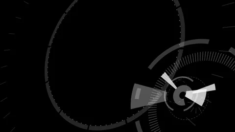 Video graphic background component. Abstract round animation. Stock Footage 79705195