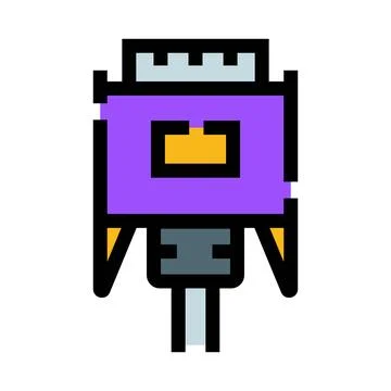 Video graphics array connector wire hardware computer accessory 스톡 일러스트