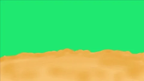 Video green screen animation of the overflowing ground effect Video stock 237047183