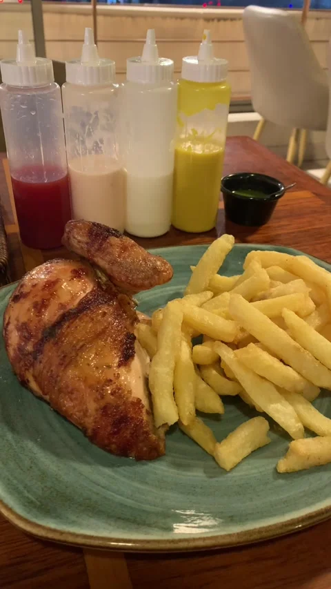 Video of grilled chicken, typical Peruvian dish. Stock Footage 262349063