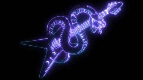 Video of guitar with snake Stock Footage 274937387