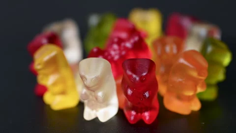 Video gummy fruit bears Stock Footage 312409440