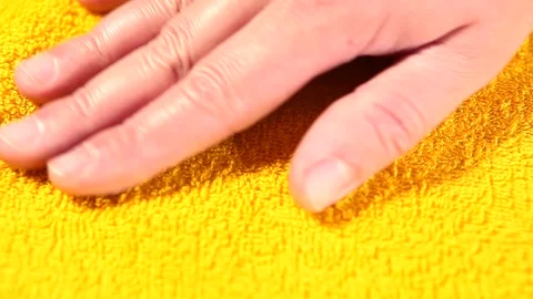 Video of hand towel background Stock Footage 244520055