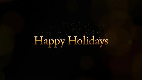 Video with "Happy Holidays" text. 스톡 동영상 150412055