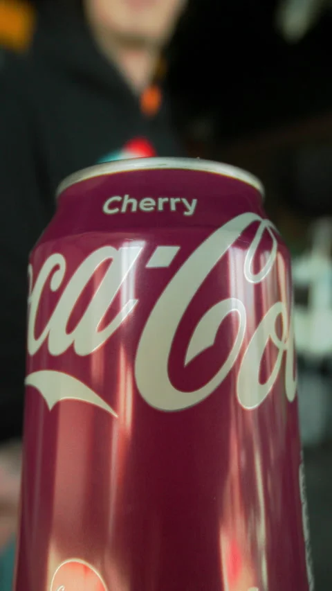 This video highlights cherry flavored Coca Colas enticing appeal Stock Footage 319594677