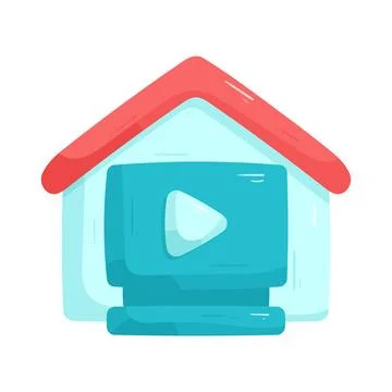 Video hosting Stock Illustration