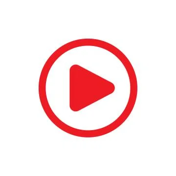 Video Icon Logo Vector Illustration. Video player icon design vector template Stock-Illustration