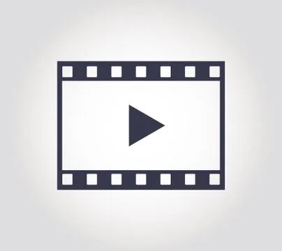 Video icon - vector illustration Illustrazione stock