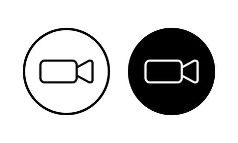 Video icon vector illustration. video camera sign and symbol. movie sign. c.. Stock Illustration