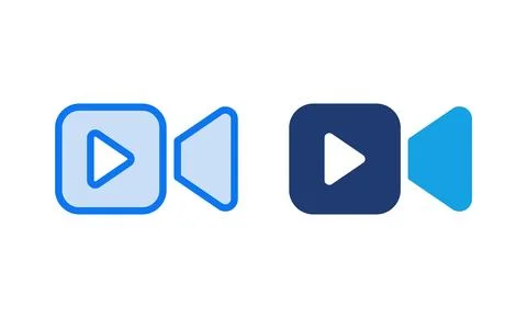 Video icon vector illustration. video camera sign and symbol. movie sign. c.. Stockillustratie