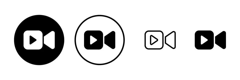 Video icon vector illustration. video camera sign and symbol. movie sign. c.. Stock Illustration