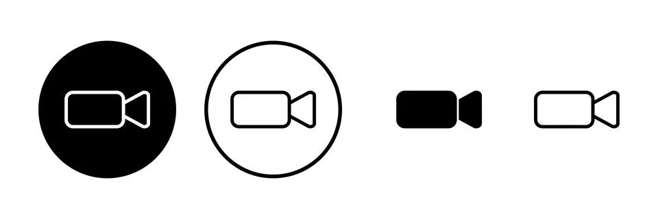 Video icon vector illustration. video camera sign and symbol. movie sign. c.. Stock Illustration