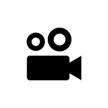 Video icon vector. video camera icon vector. movie sign. cinema Stock Illustration
