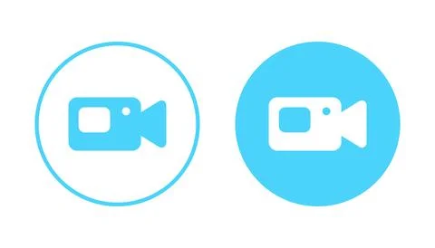 Video icon vector. video camera sign and symbol. movie sign. cinema Stock Illustration