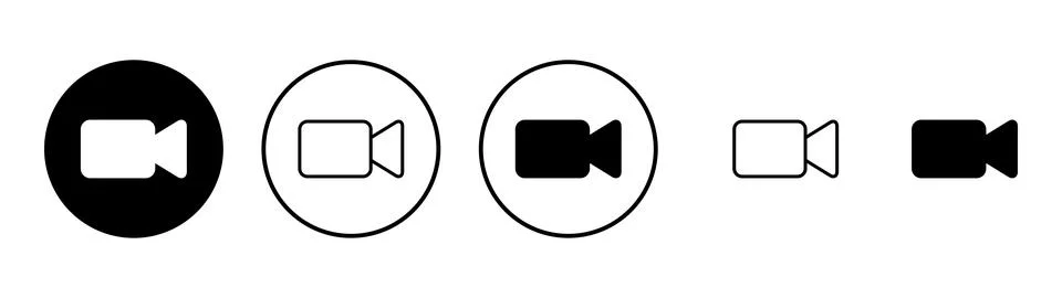 Video icon vector. video camera sign and symbol. movie sign. cinema イラスト素材
