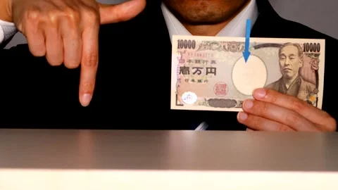 A video illustrating the weak yen. Stock Footage 334850456