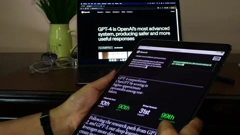 Video Illustration Of Open AI Tool ChatGPT Stock-Footage 240857785