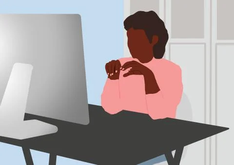 Video interaction. Stock Illustration