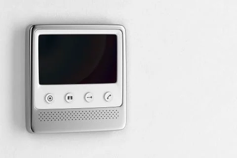 Video intercom in the apartment Stock Illustration