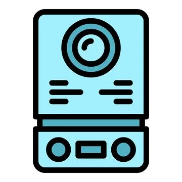 Video intercom entrance icon vector flat イラスト素材