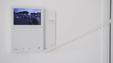 Video Intercom of private house for security Stock Footage 241094007