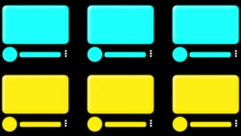 Video interface animation Stock Footage 342052620