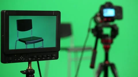 Video Interview Set Stock Footage