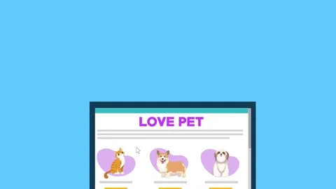 In this video, it looks like a man will adopt a pet. And it looks like the an Stock Footage 219398107