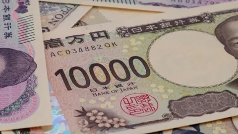 Video of Japan's new banknotes Stock Footage 325695886